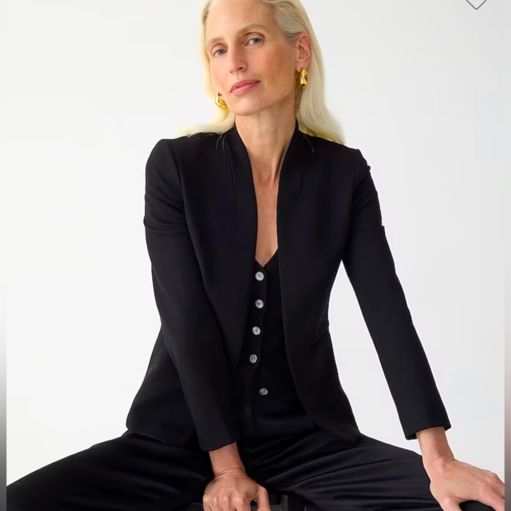 J Crew Going Out Blazer in Bi-Stretch Italian Wool